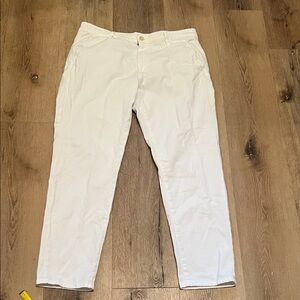 AG Adriano Goldschmied White Casual Pants The Caden tailored trouser 30R
